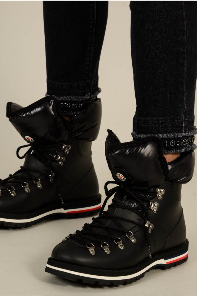 Moncler Boots in Schwarz