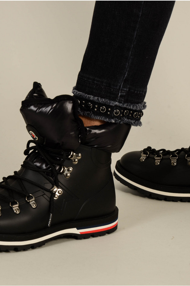 Moncler Boots in Schwarz