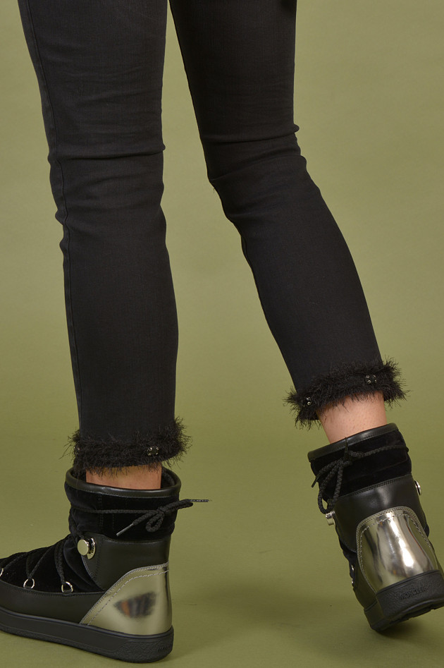 Moncler Boots in Schwarz