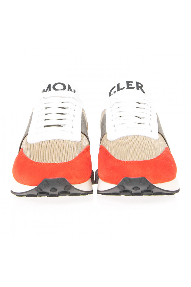 Moncler Sneaker in LOUISA in Rot/Beige