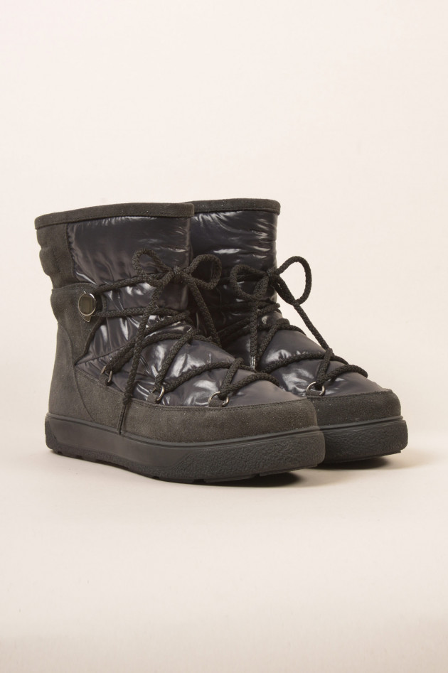 Moncler Boots in Schwarz