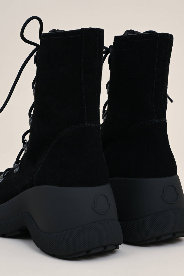 Moncler Schnürstiefel RESILE TREK in Schwarz