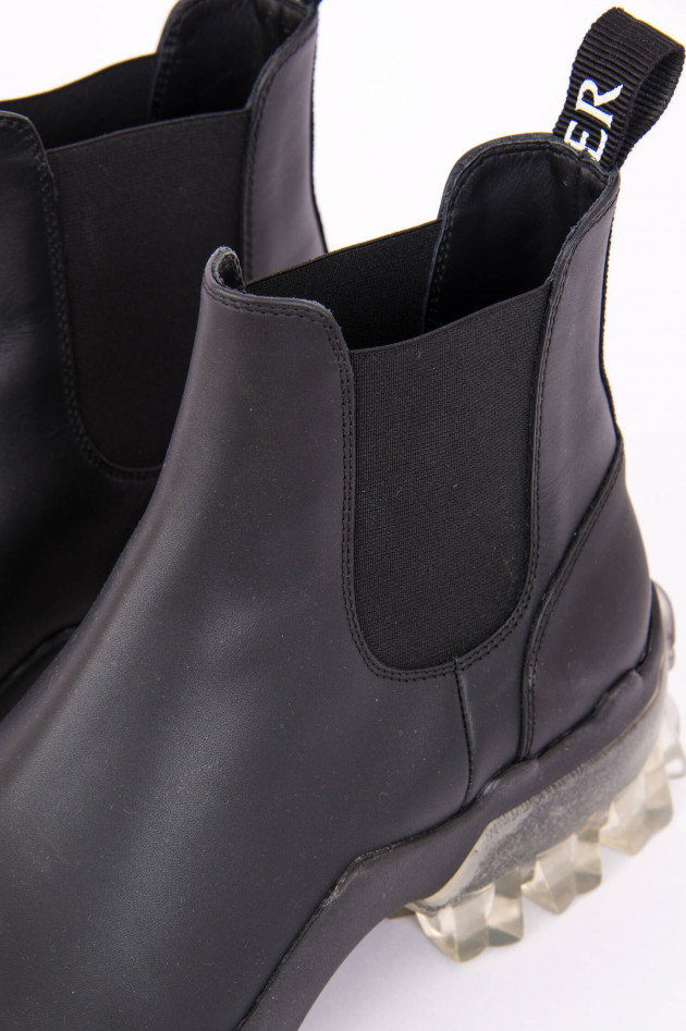 moncler hanya patent chelsea boots