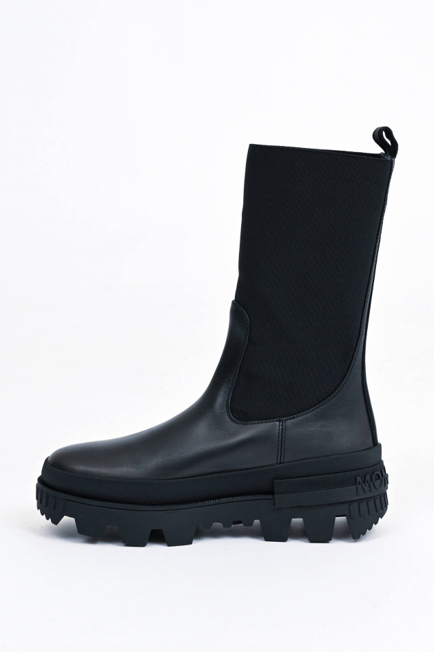 Moncler Chelsea Boot in Schwarz