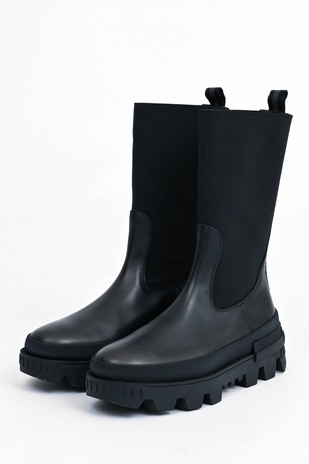 Moncler Chelsea Boot in Schwarz