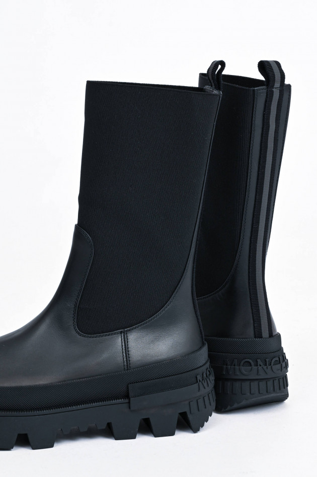 Moncler Chelsea Boot in Schwarz