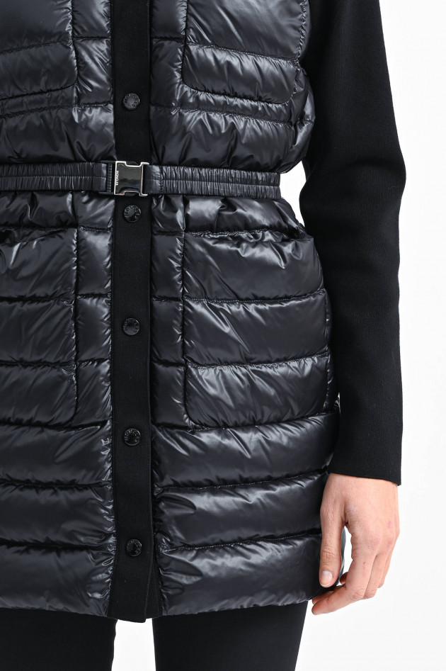 Moncler Stepp-Cardigan in Schwarz