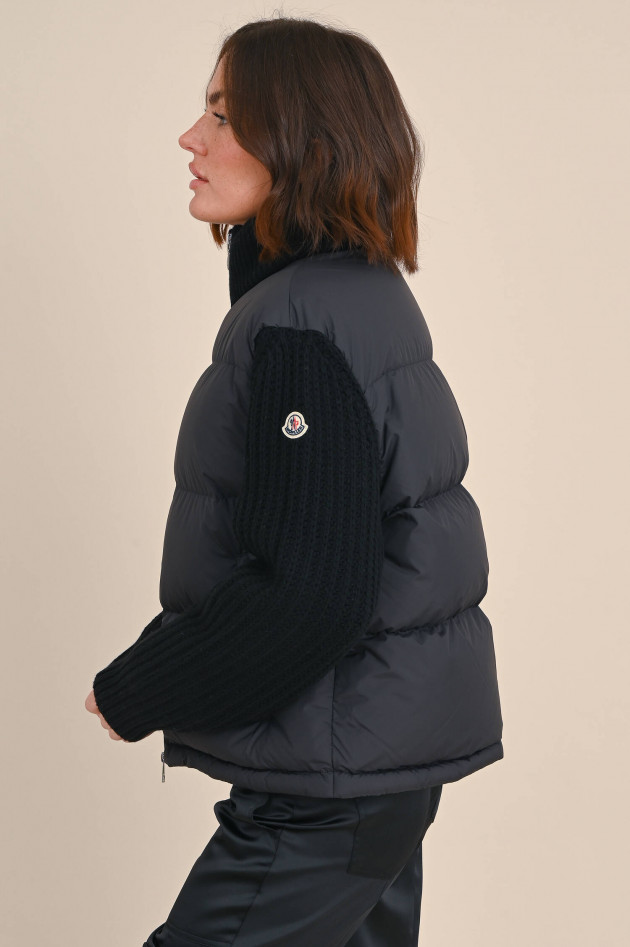 Moncler Hybrid Strickjacke in Schwarz