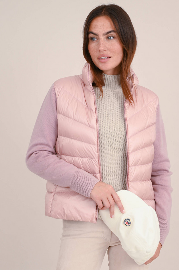 Moncler Hybrid Strickjacke in Rosa