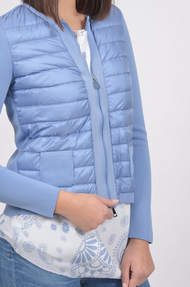 Moncler Sweatjacke in Hellblau