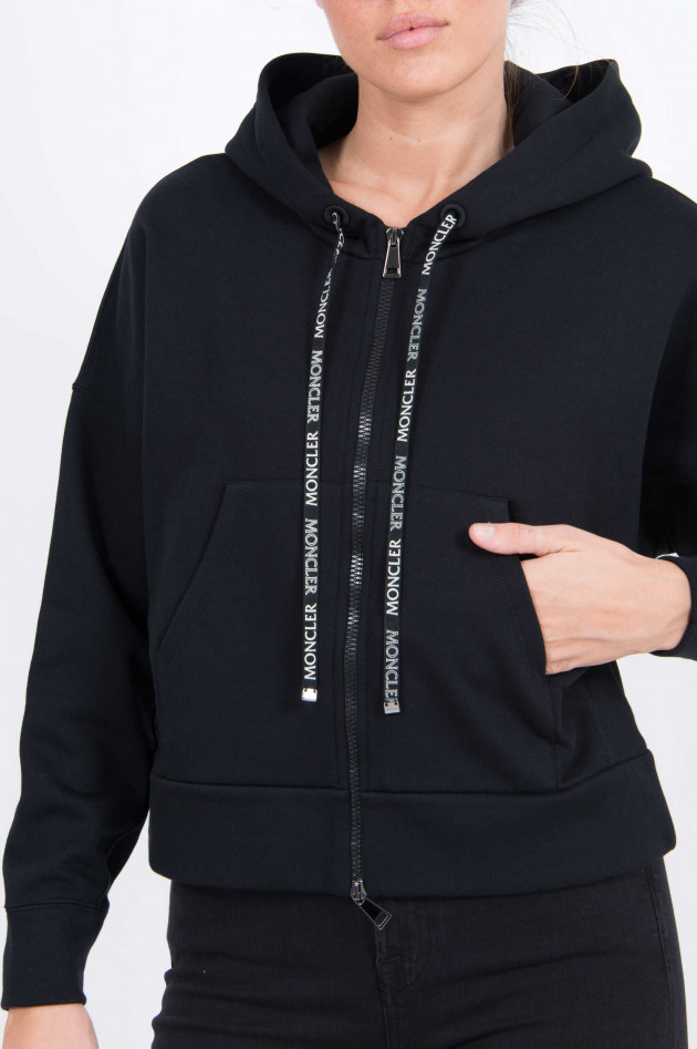 Moncler Sweatjacke in Schwarz