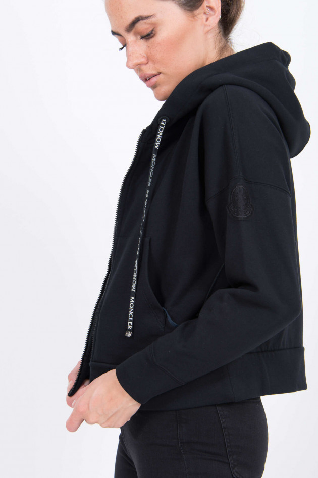 Moncler Sweatjacke in Schwarz