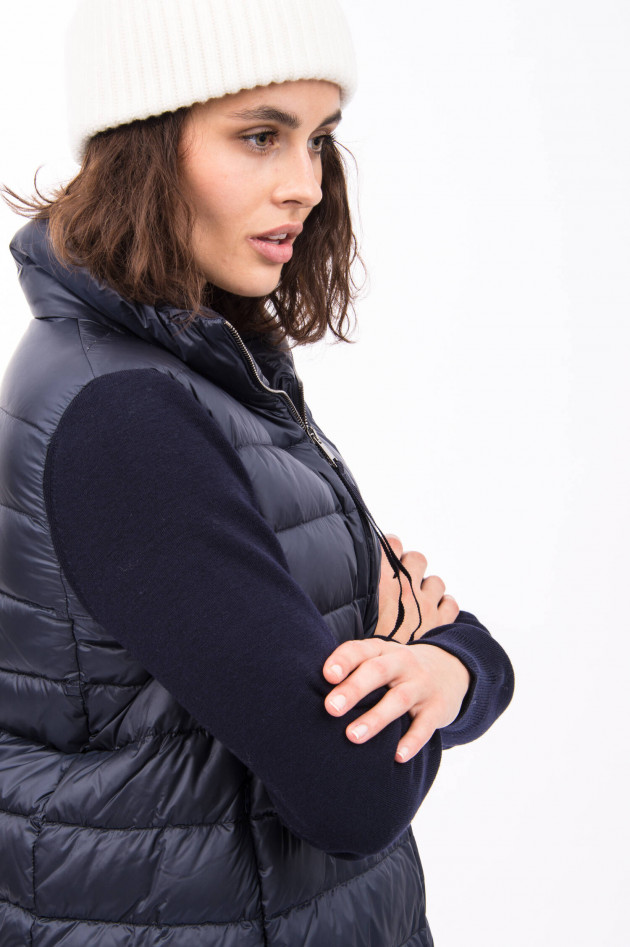 Moncler Jacke HYBRID LONG in Navy