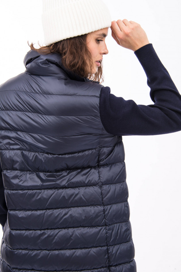 Moncler Jacke HYBRID LONG in Navy