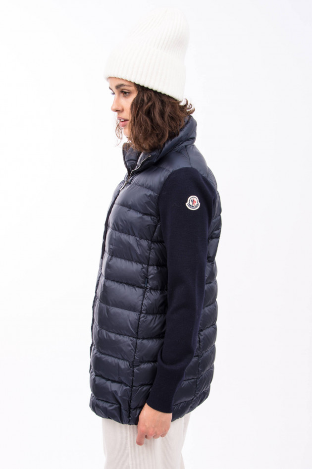 Moncler Jacke HYBRID LONG in Navy