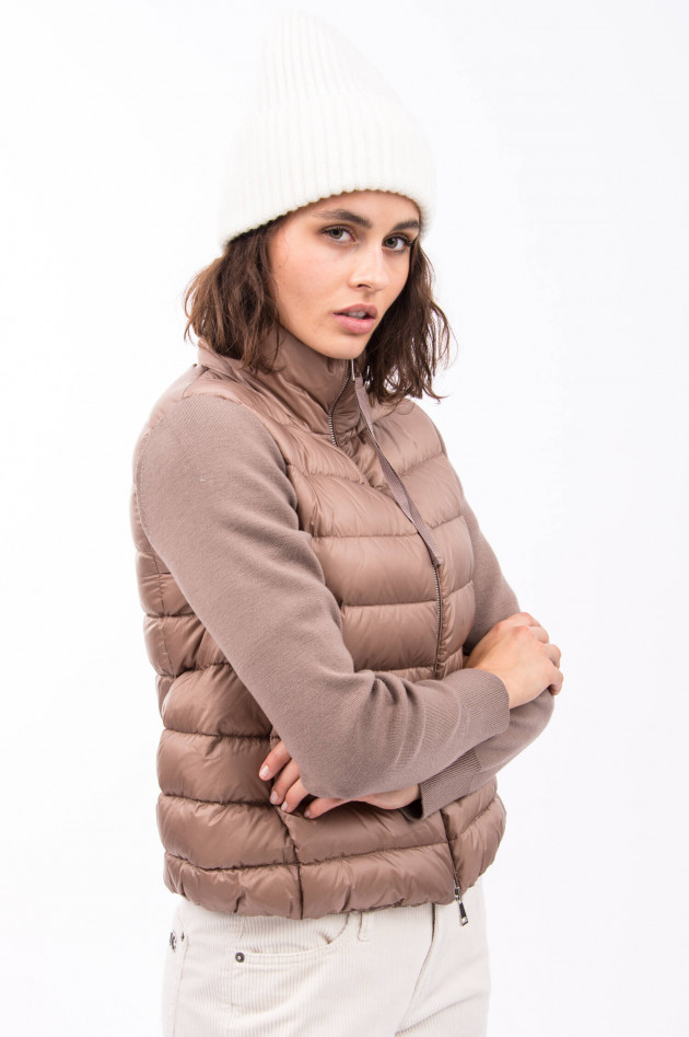 Moncler Jacke HYBRID in Mocca