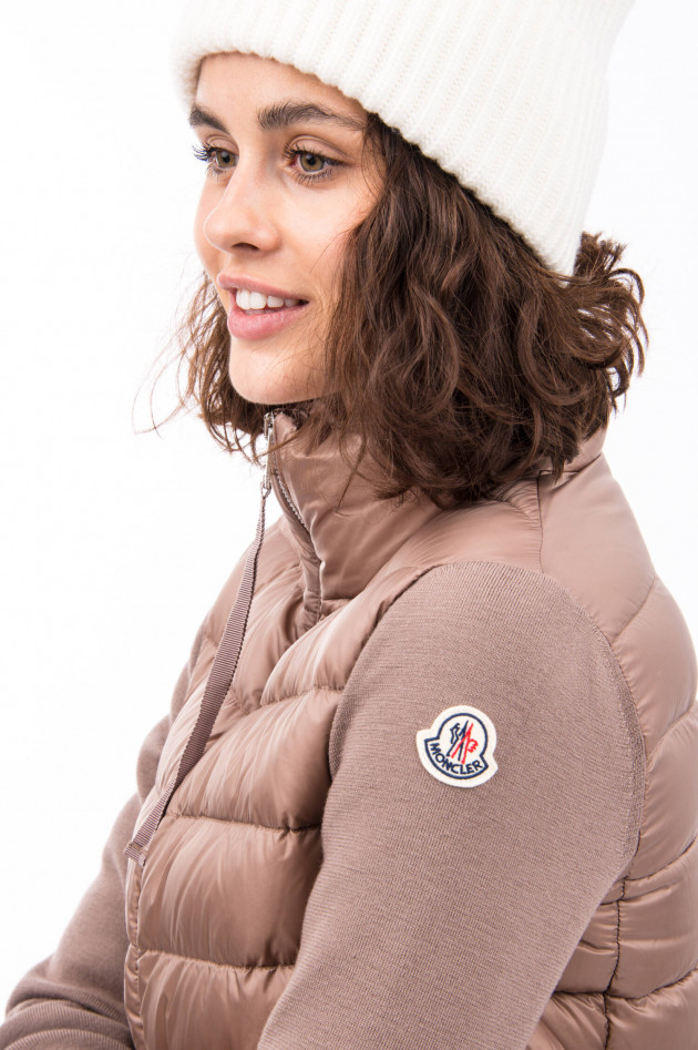 Moncler Jacke HYBRID in Mocca