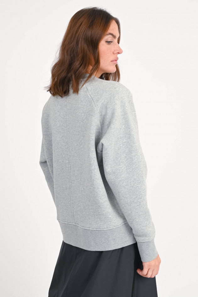 Moncler Pullover mit Details in Hellgrau