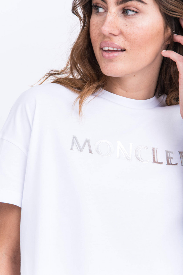 Moncler Oversized Shirt in Weiß