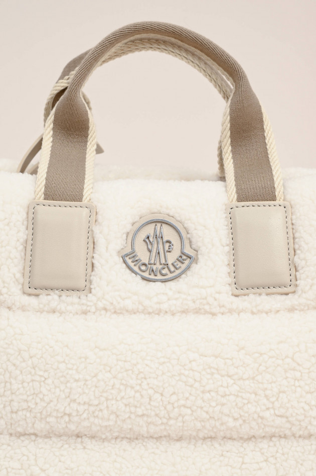 Moncler Mini Tote Bag CARADOC in Natur