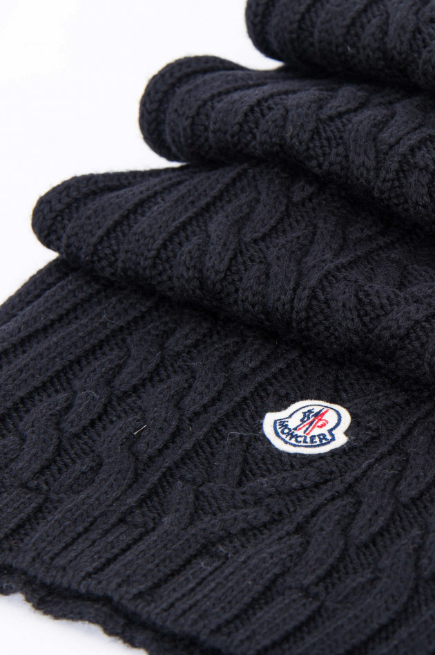 Moncler Strickschal in Schwarz