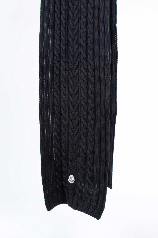 Moncler Strickschal in Schwarz