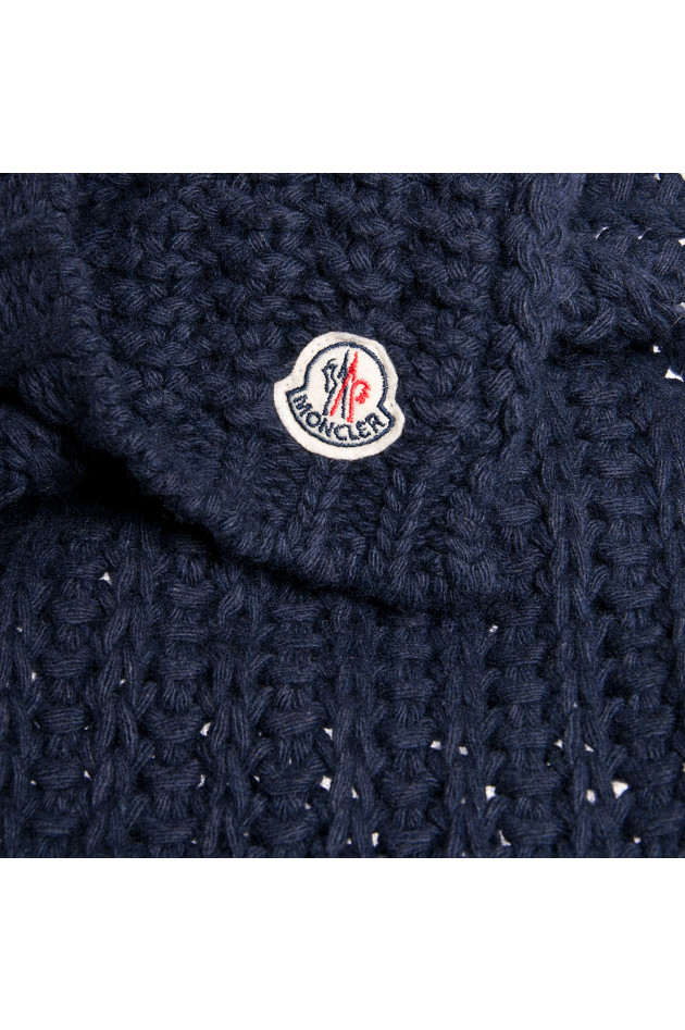 Moncler Grobstrick Schal SCIARPA in Marine