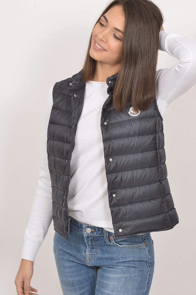 Moncler Leichtdaunengilet LIANE in Marine