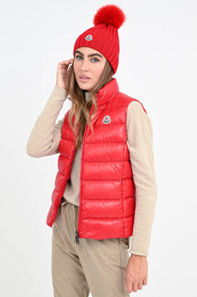 Moncler Gilet GHANY in Rot