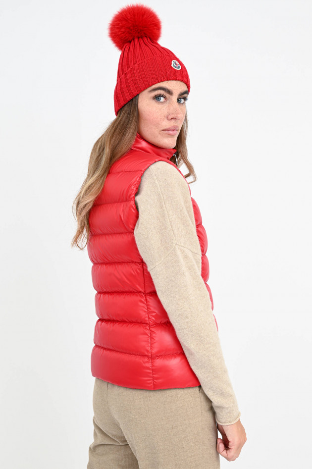 Moncler Gilet GHANY in Rot