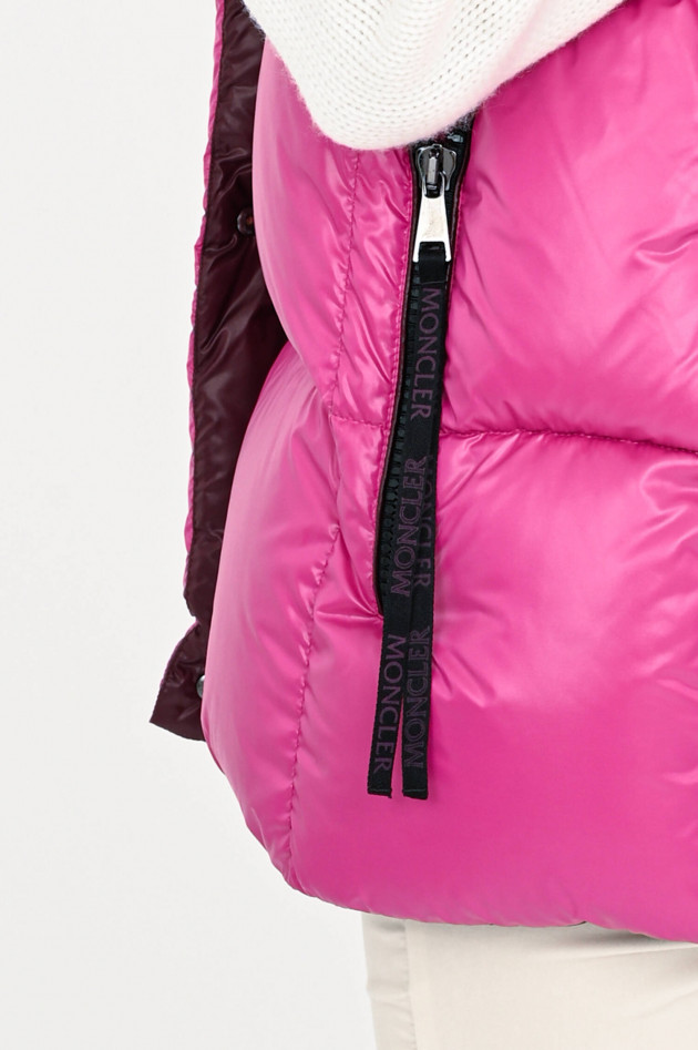 Moncler Daunenstepp-Gilet LUZULE in Pink/Bordeaux