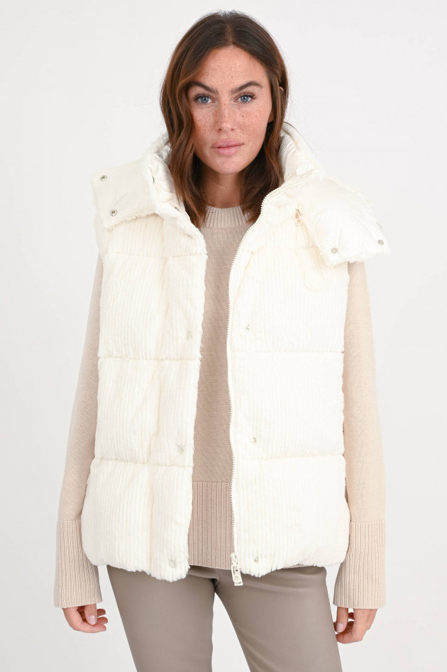 Moncler Kuscheliges Daunengilet LUZULE in Creme