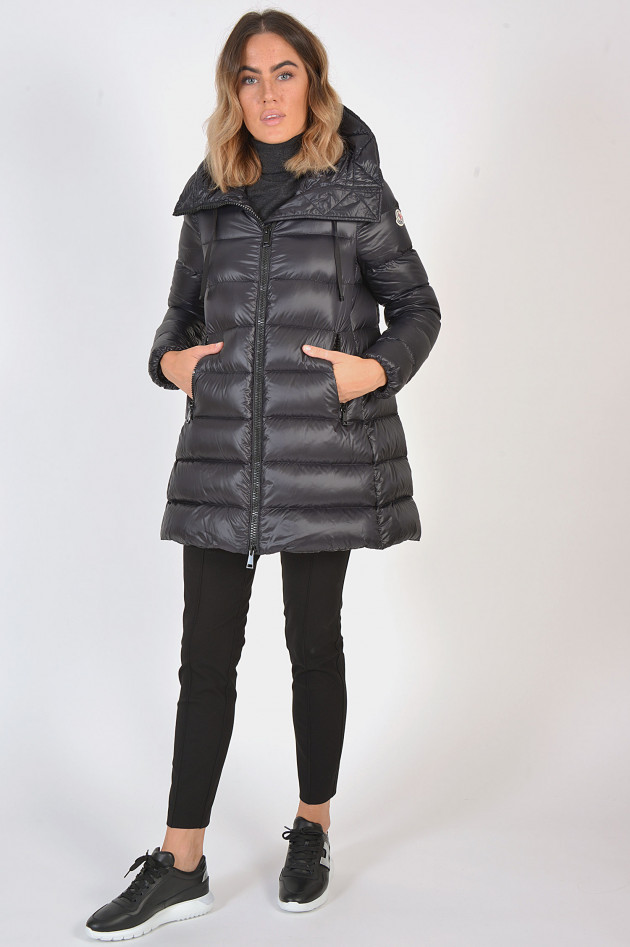 Daunenmantel SUYEN in Schwarz