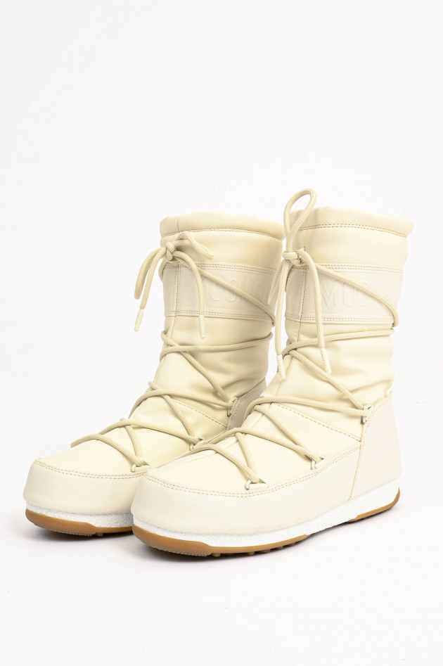 Moon Boot Winterboot MID RUBBER in Creme