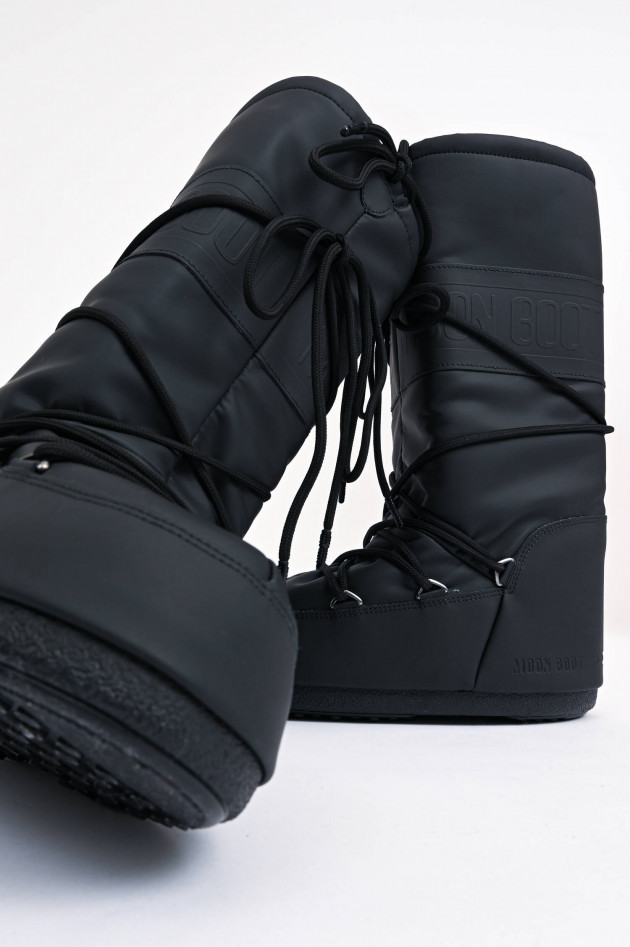 Moon Boot Schneestiefel ICON RUBBER in Schwarz