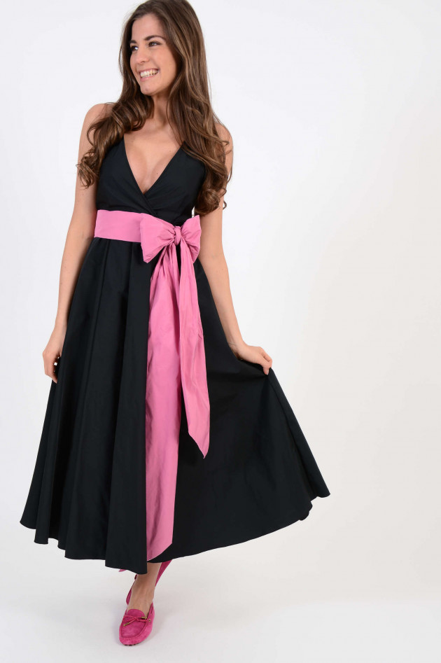 N°21 Kleid in Schwarz/Pink