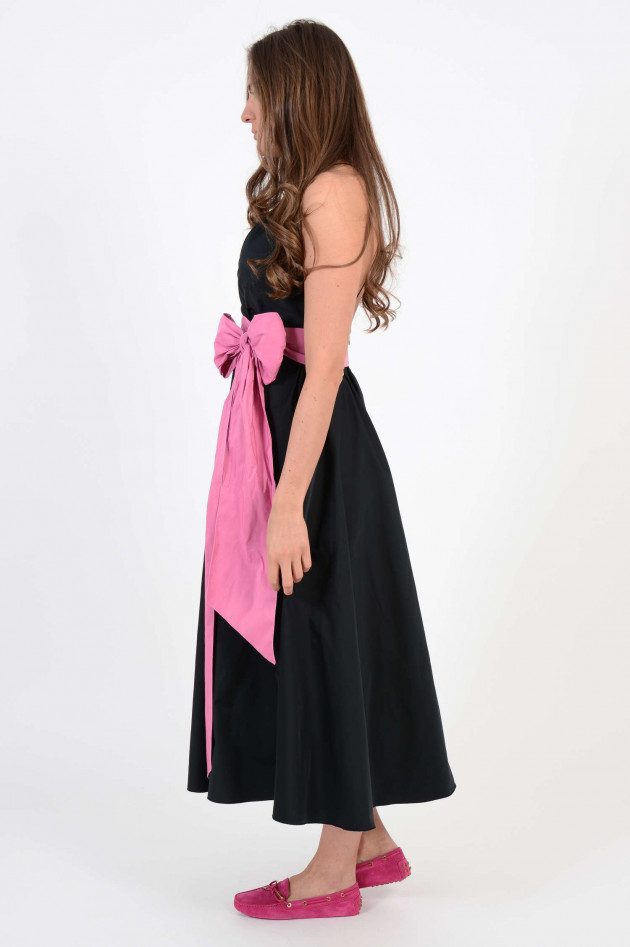 N°21 Kleid in Schwarz/Pink