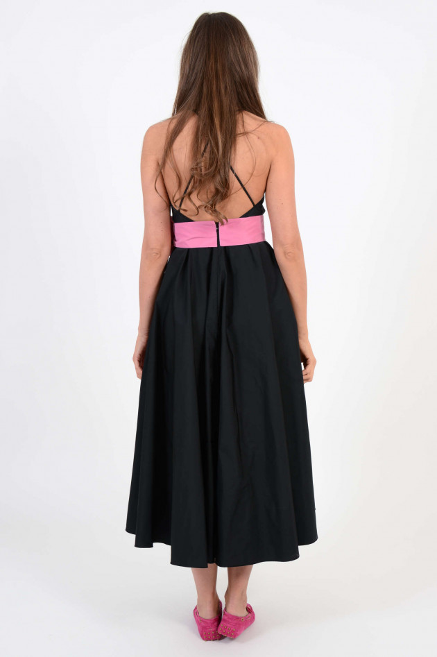 N°21 Kleid in Schwarz/Pink