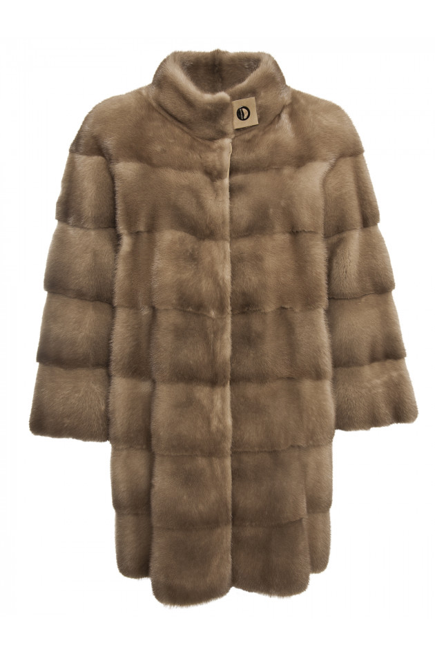 Manzoni 24 Nerzmantel in Toffee/Camel