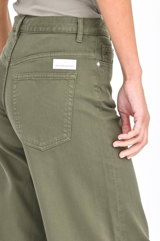 nine in the morning Jeans-Culotte VOICE in Oliv