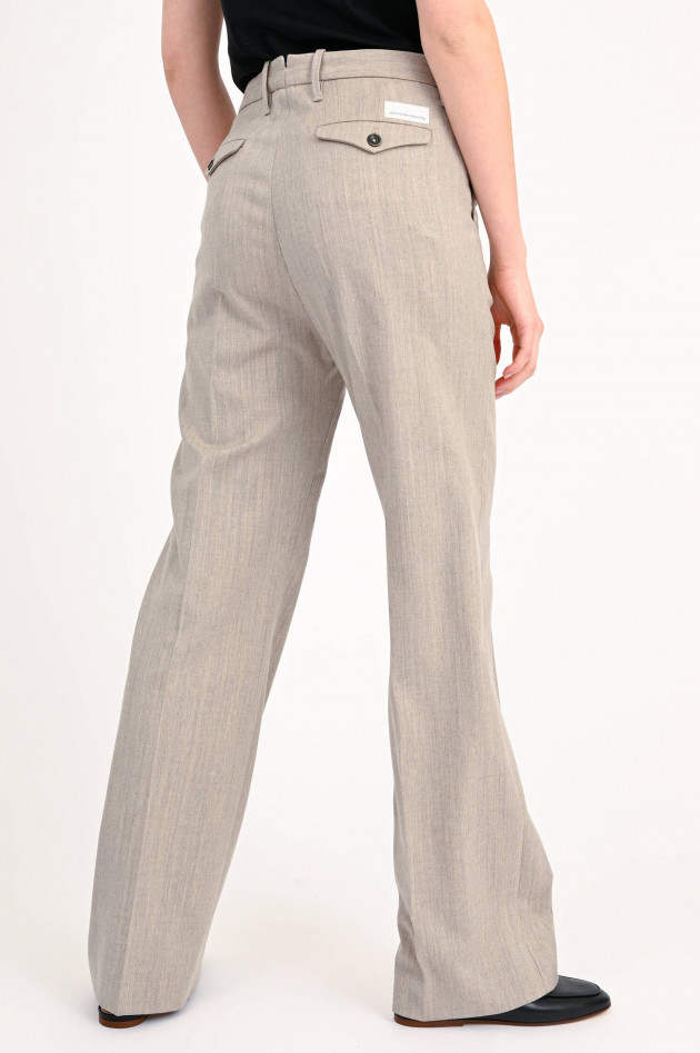 nine in the morning Straight Leg Hose in Beige meliert