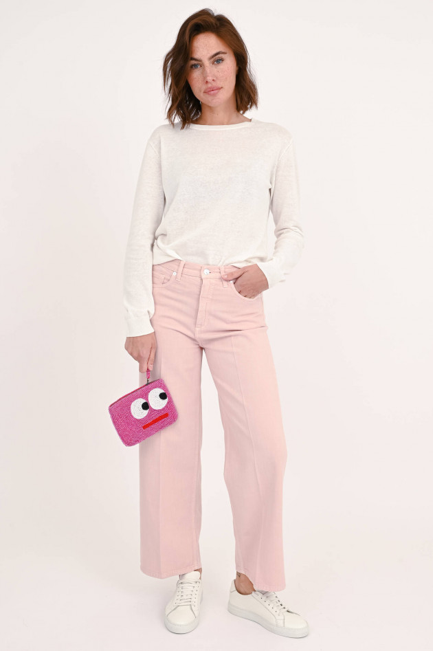 nine in the morning Jeans ELSA aus Baumwolle in Rosa