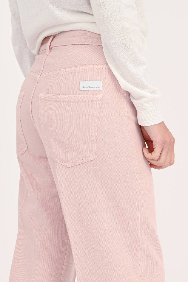 nine in the morning Jeans ELSA aus Baumwolle in Rosa