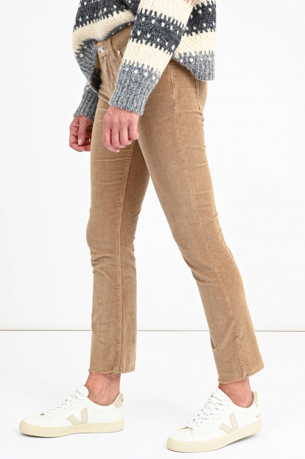 nine in the morning Feincord-Hose ENDLESS mit Kick in Camel