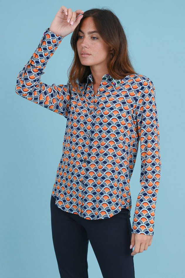 Odeeh Bluse mit Allover Print in Multicolor
