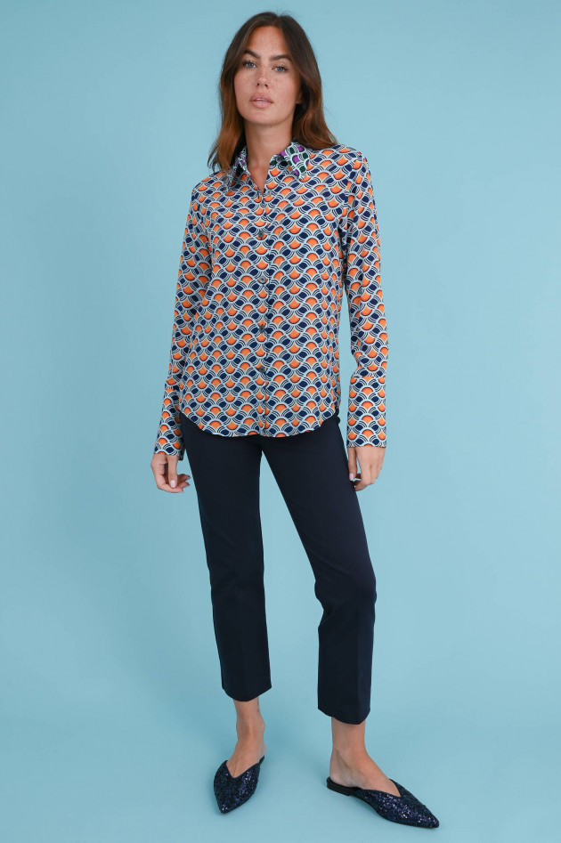 Odeeh Bluse mit Allover Print in Multicolor