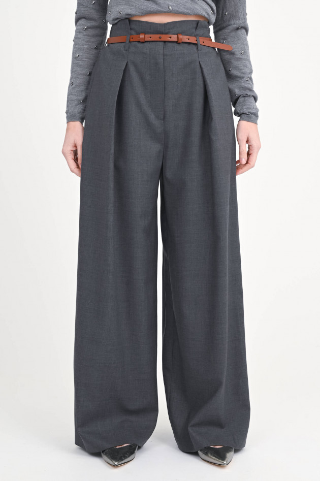 Odeeh Wide-Leg Hose in Anthrazit
