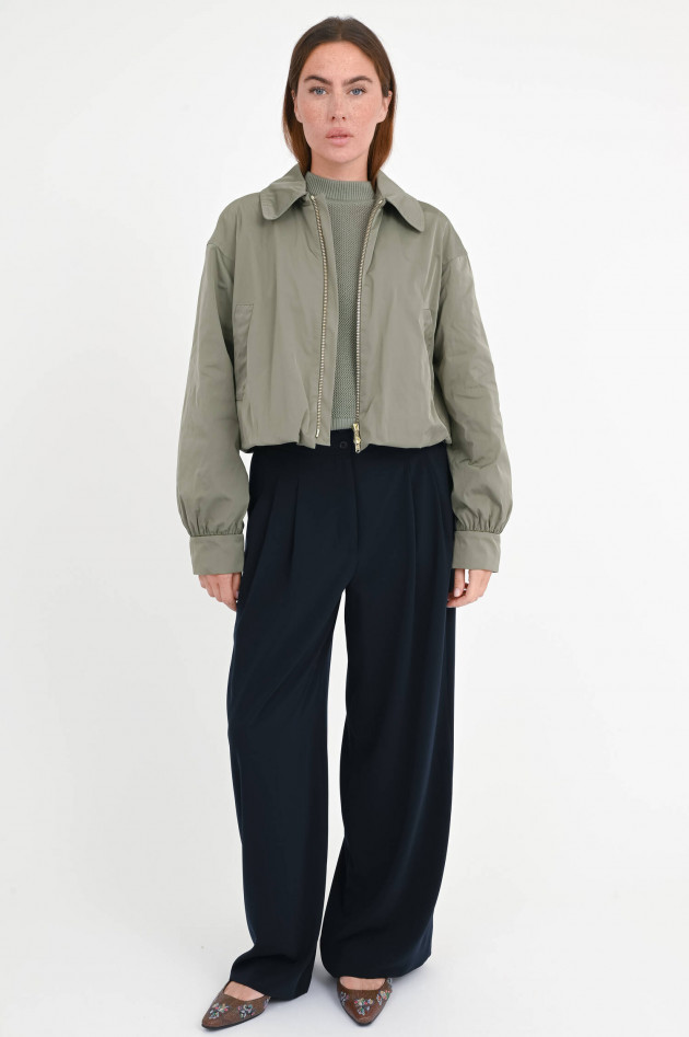 Odeeh Jacke mit Ballonsaum in Olive