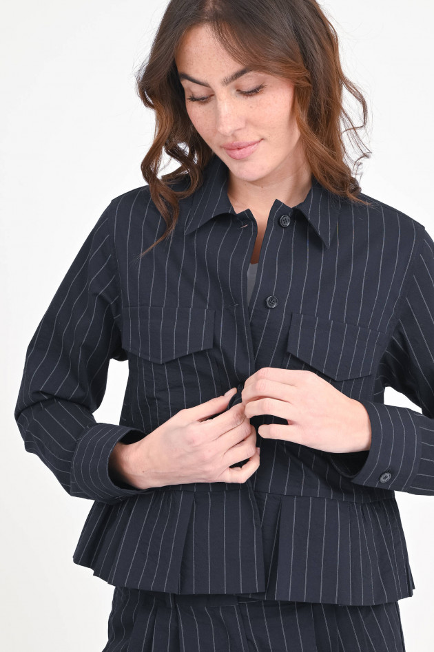 Odeeh Jacke mit Nadelstreifen in Navy