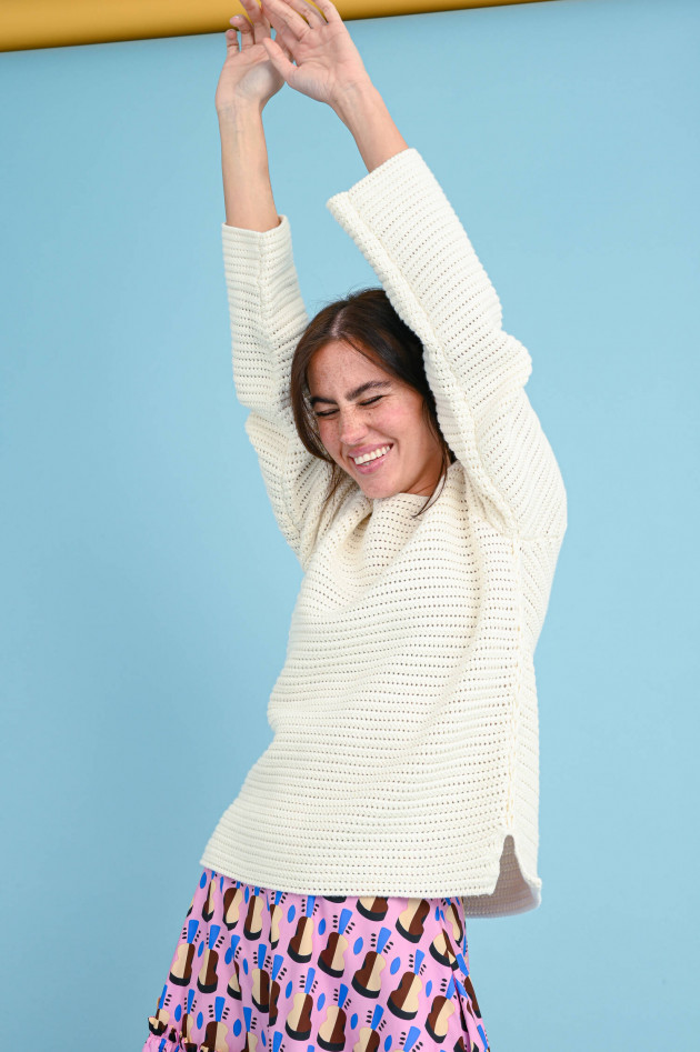 Odeeh Strickpullover in Creme